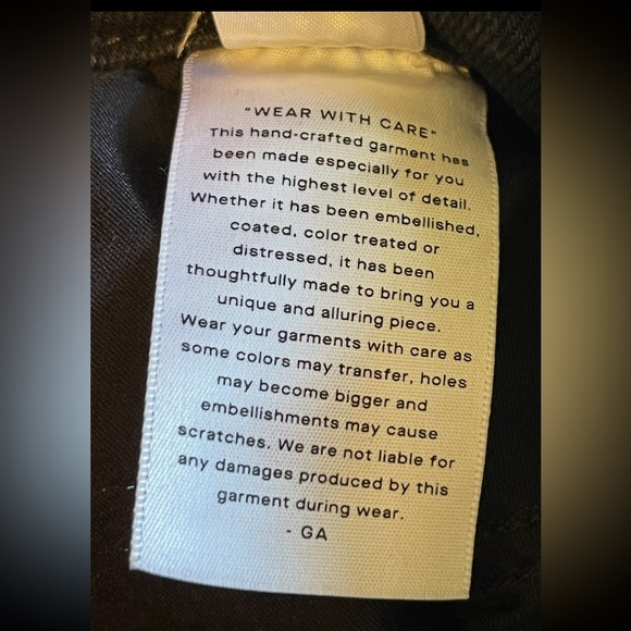 GOOD AMERICAN NWOTs Unworn Black Jeans Sz 2 / 26 - Picture 8 of 11